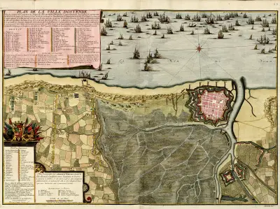 Plan de la ville d’Ostende av Anna Beek