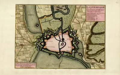 Plan över Oudenaarde av Anna Beek