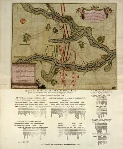Plan du passage des lignes de Brabant av Anna Beek