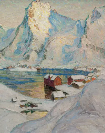 En arktisk vårdag. Studie från Nordnorge av Anna Boberg