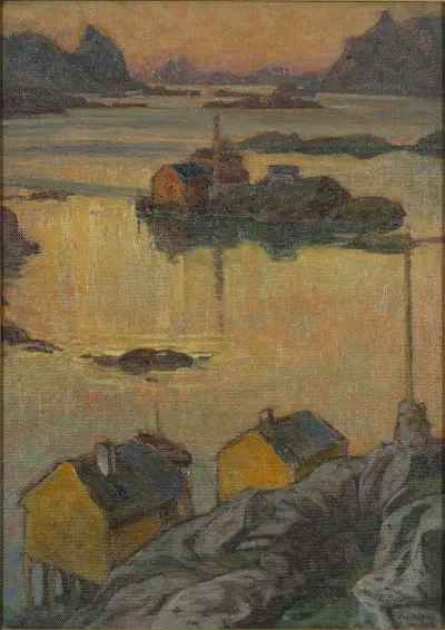 En augustinatt. Studie från Nordnorge av Anna Boberg