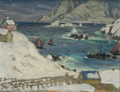 Spring före stormen. Studie från Nordnorge av Anna Boberg