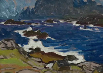 Studie under en storm. Från Lofoten av Anna Boberg