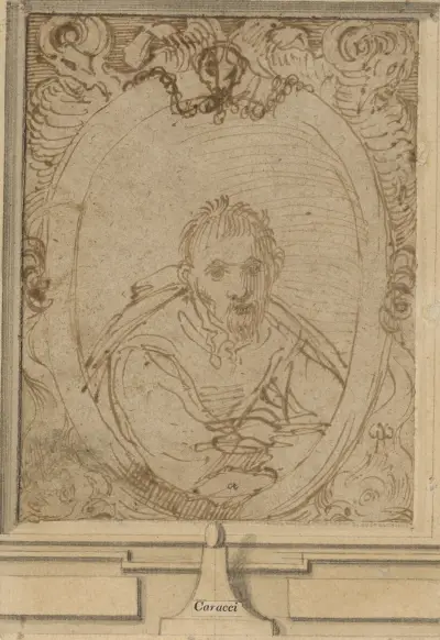 Self-Portrait av Annibale Carracci