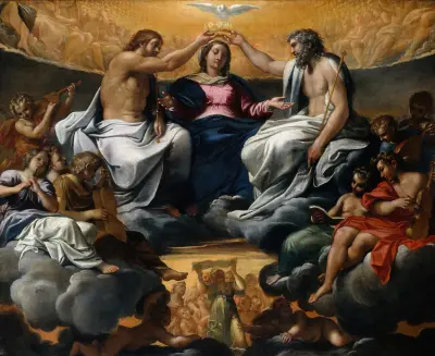 Jungfruns kröning av Annibale Carracci