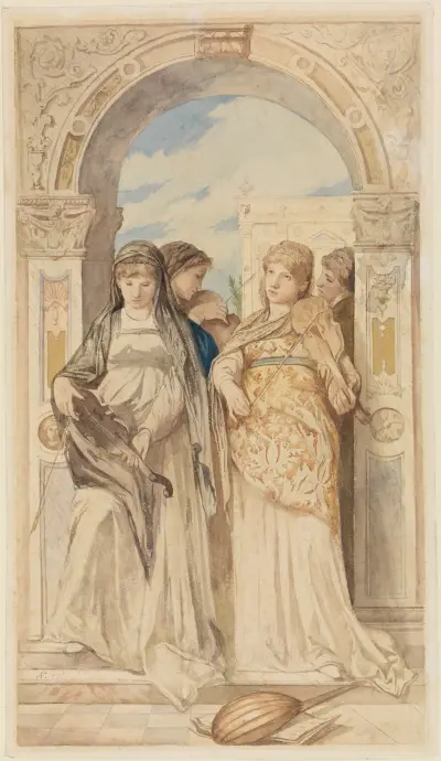 Das Konzert av Anselm Feuerbach