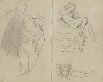 Liten skissbok av Anselm Feuerbach