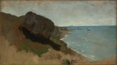 Küste bei Porto d’Anzio av Anselm Feuerbach
