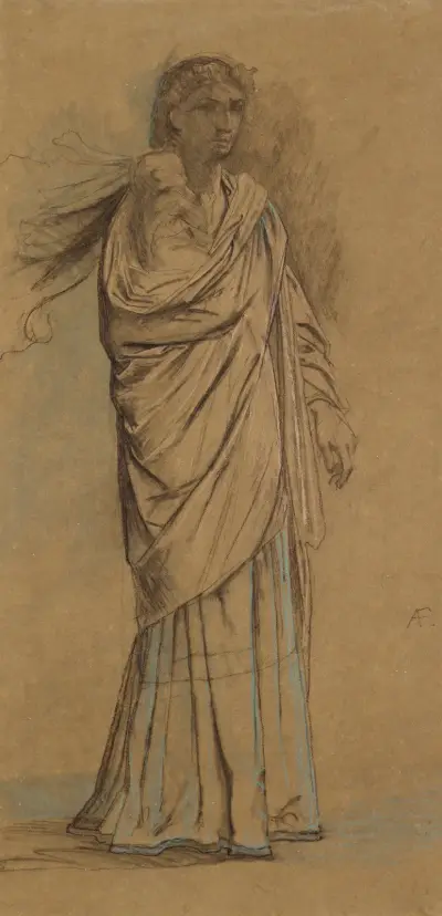 Medea with her Younger Son Sleeping in her Arms av Anselm Feuerbach