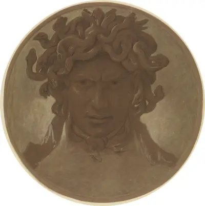 Medusenhaupt av Anselm Feuerbach