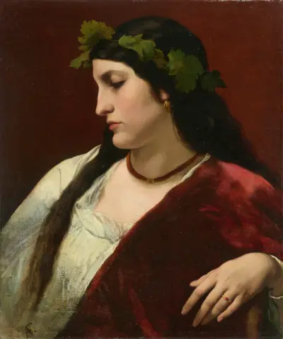 Nanna as a Bacchante av Anselm Feuerbach