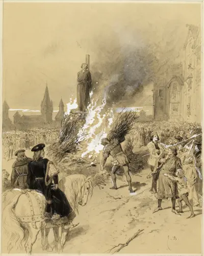 La Pitié suprême, Jean Huss av Émile-Antoine Bayard