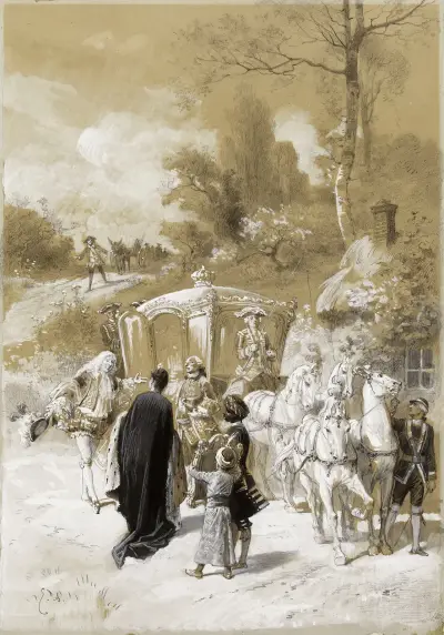 Les Deux trouvailles de Gallus av Émile-Antoine Bayard