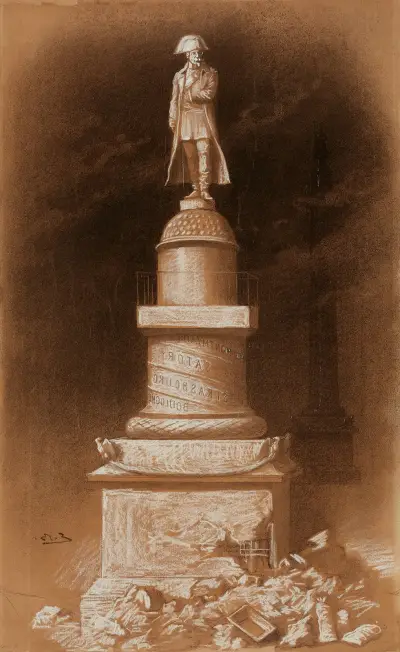 Napoléon le petit se superpose à Napoléon le grand av Émile-Antoine Bayard