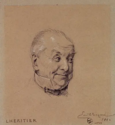 Portrait de Lhéritier, acteur du Palais Royal., 1880 – nr 1 av Émile-Antoine Bayard