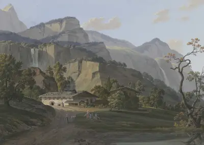 L’Aiguille du Veron av Jean-Antoine Linck