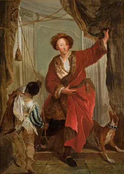 Portrait of Friedrich Ernst von Knyphausen (1678–1731) av Antoine Pesne