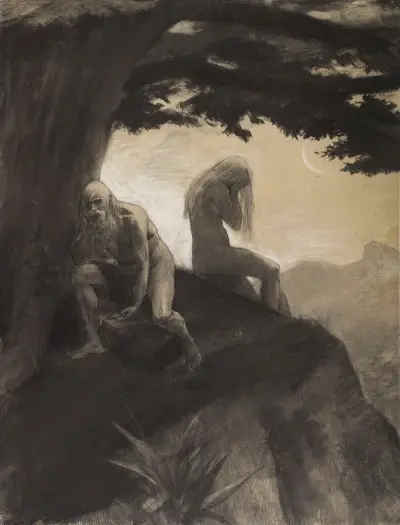 Adam and Eve von Georges Antoine Rochegrosse