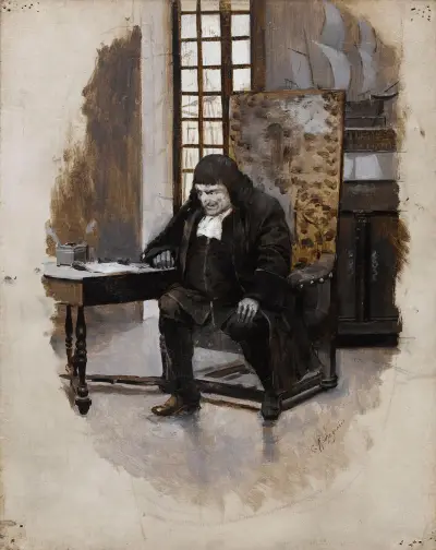 Barkilphedro av Georges Antoine Rochegrosse