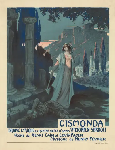 Gismonda, 1919 – nr 2 av Georges Antoine Rochegrosse