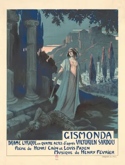 Gismonda, 1919 – nr 1 av Georges Antoine Rochegrosse