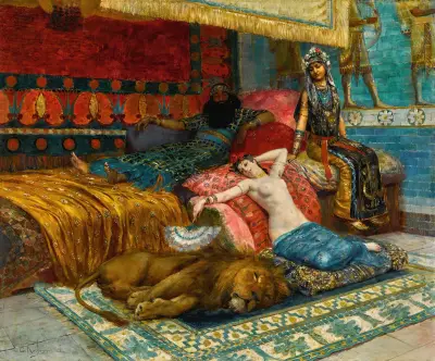Idle moments von Georges Antoine Rochegrosse
