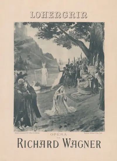 Lohengrin opéra de Richard Wagner av Georges Antoine Rochegrosse
