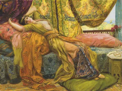 Reclining Beauty von Georges Antoine Rochegrosse