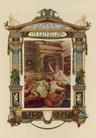 Satyricon de Pétrone av Georges Antoine Rochegrosse