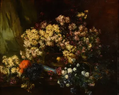 Chrysanthèmes av Antoine Vollon