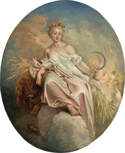 Ceres (Sommar) av Jean-Antoine Watteau