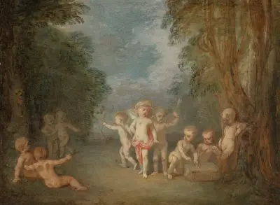 Kärlekens rike av Jean-Antoine Watteau
