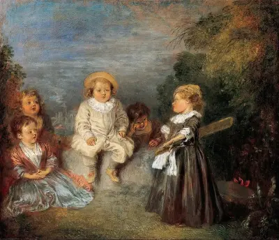 Lyckliga tid! Gyllene ålder av Jean-Antoine Watteau
