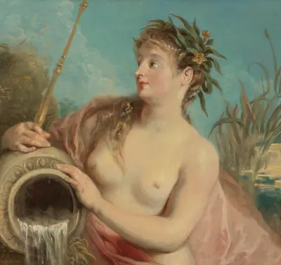Källnymfen av Jean-Antoine Watteau