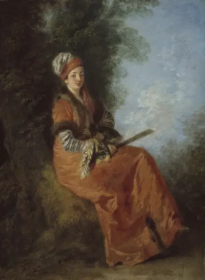 Drömmaren (La Rêveuse) av Jean-Antoine Watteau