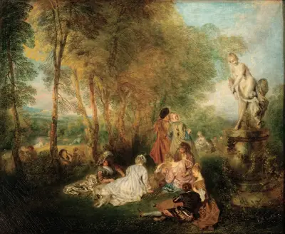 The Feast of Love av Jean-Antoine Watteau