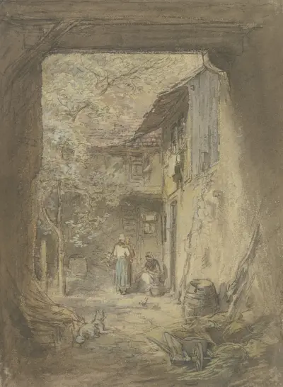 Bondgård av Anton Burger