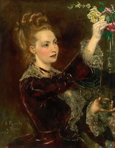 Elisabeth von Nast-Kolb, geb. Hardegg av Anton Romako