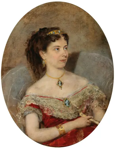 Fürstin Maria von Stackelberg av Anton Romako