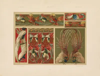 Djuret i dekorativ konst, pl. 23 av Anton Seder