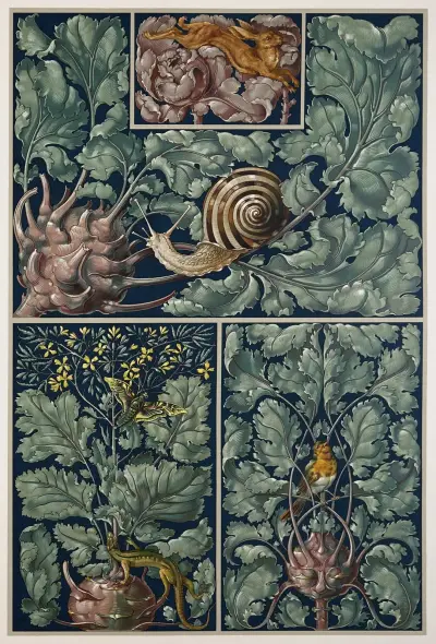 Die Pflanze in Kunst und Gewerbe Pl.007 av Anton Seder