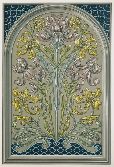 Die Pflanze in Kunst und Gewerbe Pl. 011 von Anton Seder