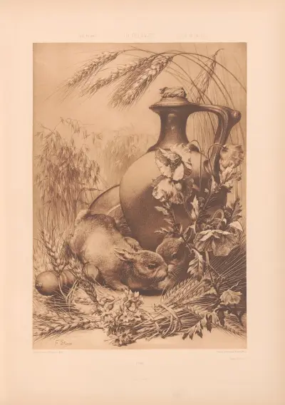 Die Pflanze in Kunst und Gewerbe (The Plant in Art and Industry) Pl.058 av Anton Seder