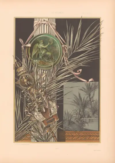 Die Pflanze in Kunst und Gewerbe (The Plant in Art and Industry) Pl.062 av Anton Seder