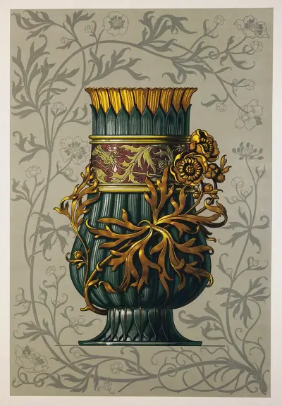 Die Pflanze in Kunst und Gewerbe Pl.065 av Anton Seder