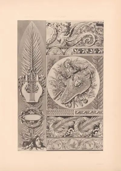 Die Pflanze in Kunst und Gewerbe Taf. 067 von Anton Seder
