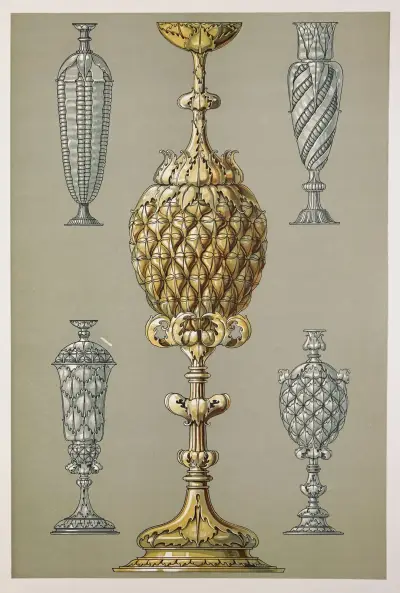 Die Pflanze in Kunst und Gewerbe Pl. 75 von Anton Seder