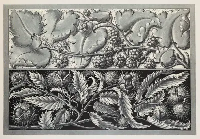 Växten i konst och hantverk, plansch 080 av Anton Seder