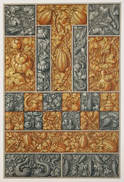 Die Pflanze in Kunst und Gewerbe Pl.085 av Anton Seder