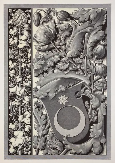 Die Pflanze in Kunst und Gewerbe Pl.097 av Anton Seder